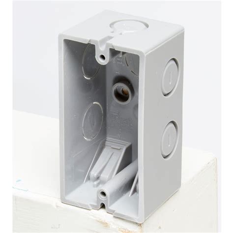 electrical plug in box|surface mount plug box.